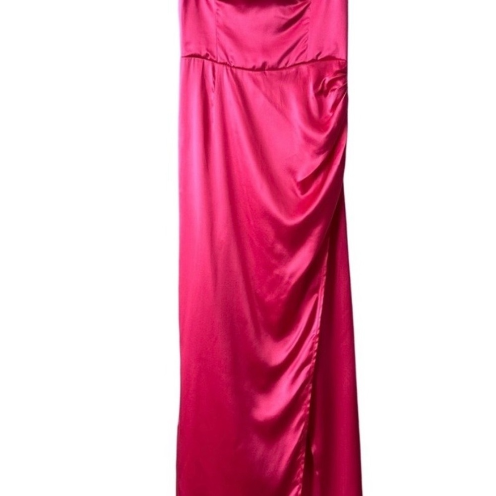 Reformation Hot Pink Midi Dress Size 8 - Picture 3 of 9